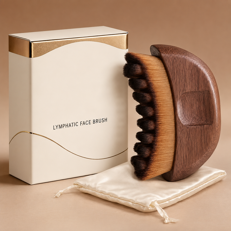 Escova Facial de Madeira para Massagem Facial | Ritual Glow